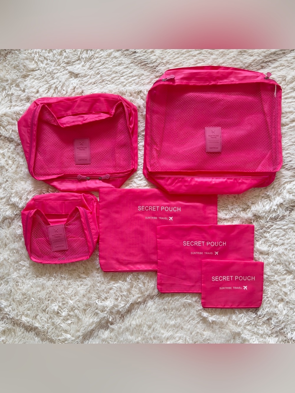H&M Hot Pink Travel Packing Cube Set